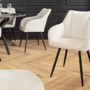 360° besisukanti valgomojo kėdė avignon – beige spalva