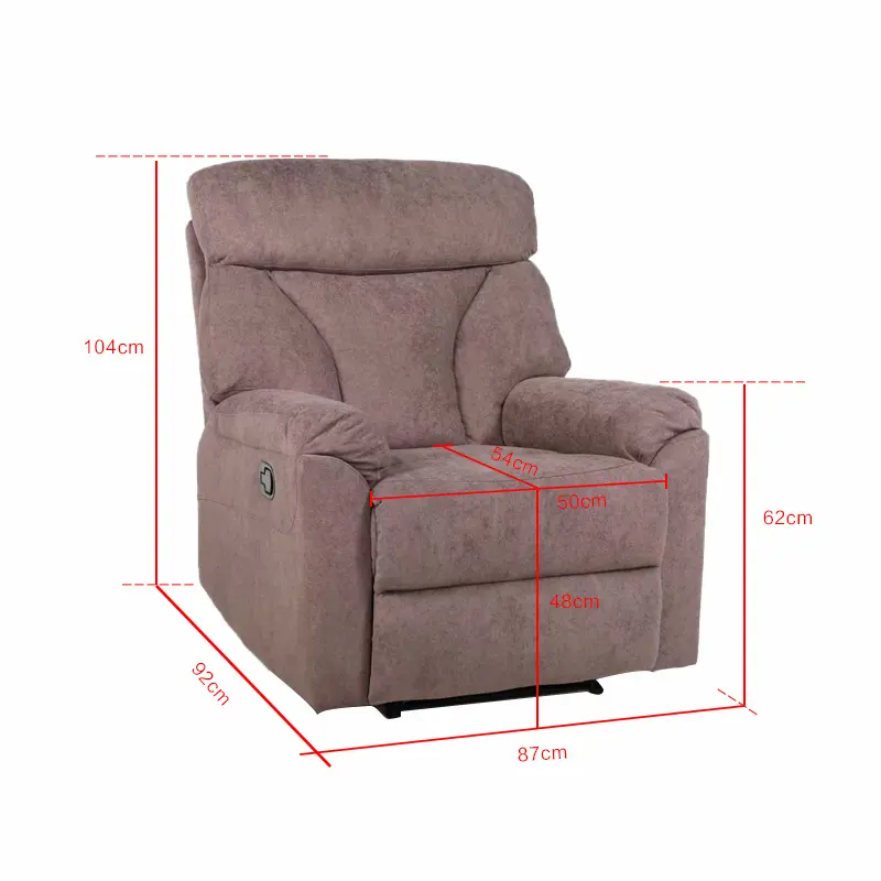 fotelis reglaineris primera su relakso funkcija – rusva spalva – 86x96xh105 cm