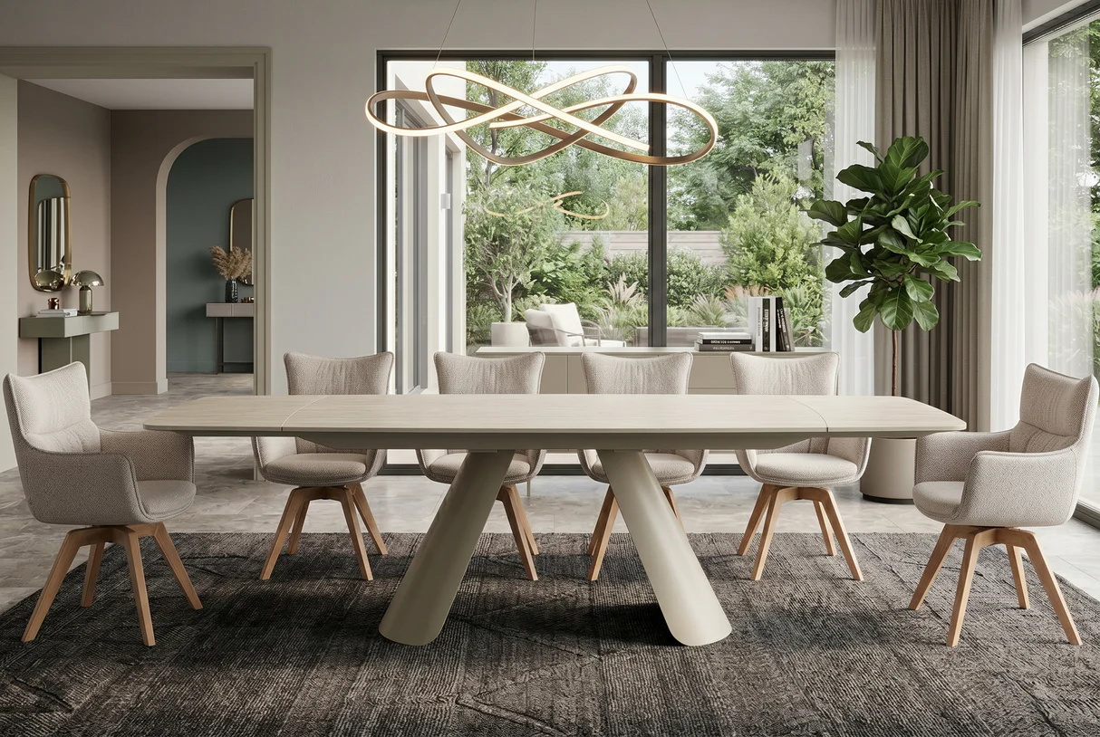 ištraukiamas stalas vogue 160 (200 240)x90xh75 cm