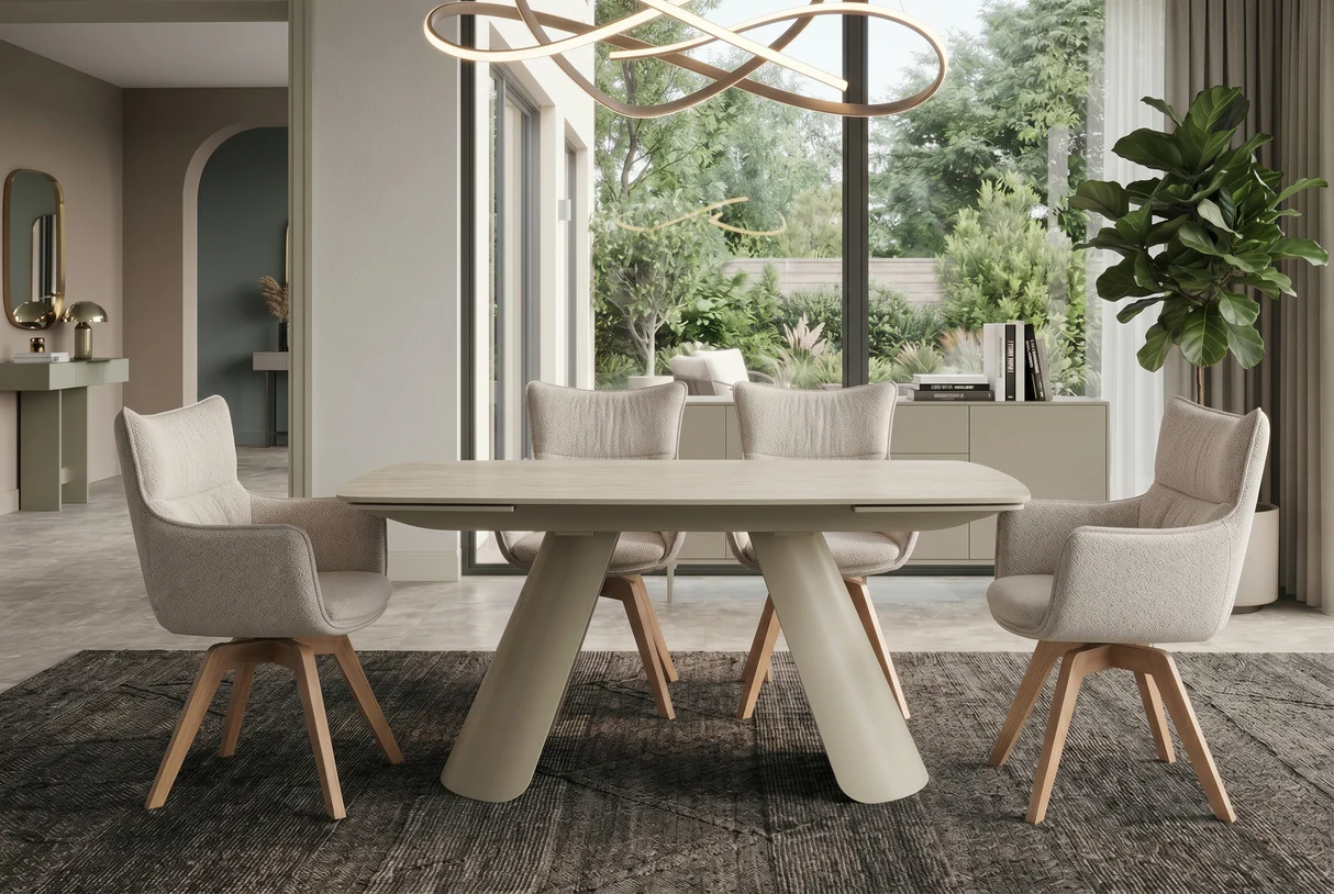 ištraukiamas stalas vogue 160 (200 240)x90xh75 cm