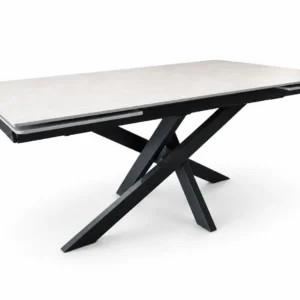 ištraukiamas valgomojo stalas artistico light grey 160 (240)x90xh75 cm