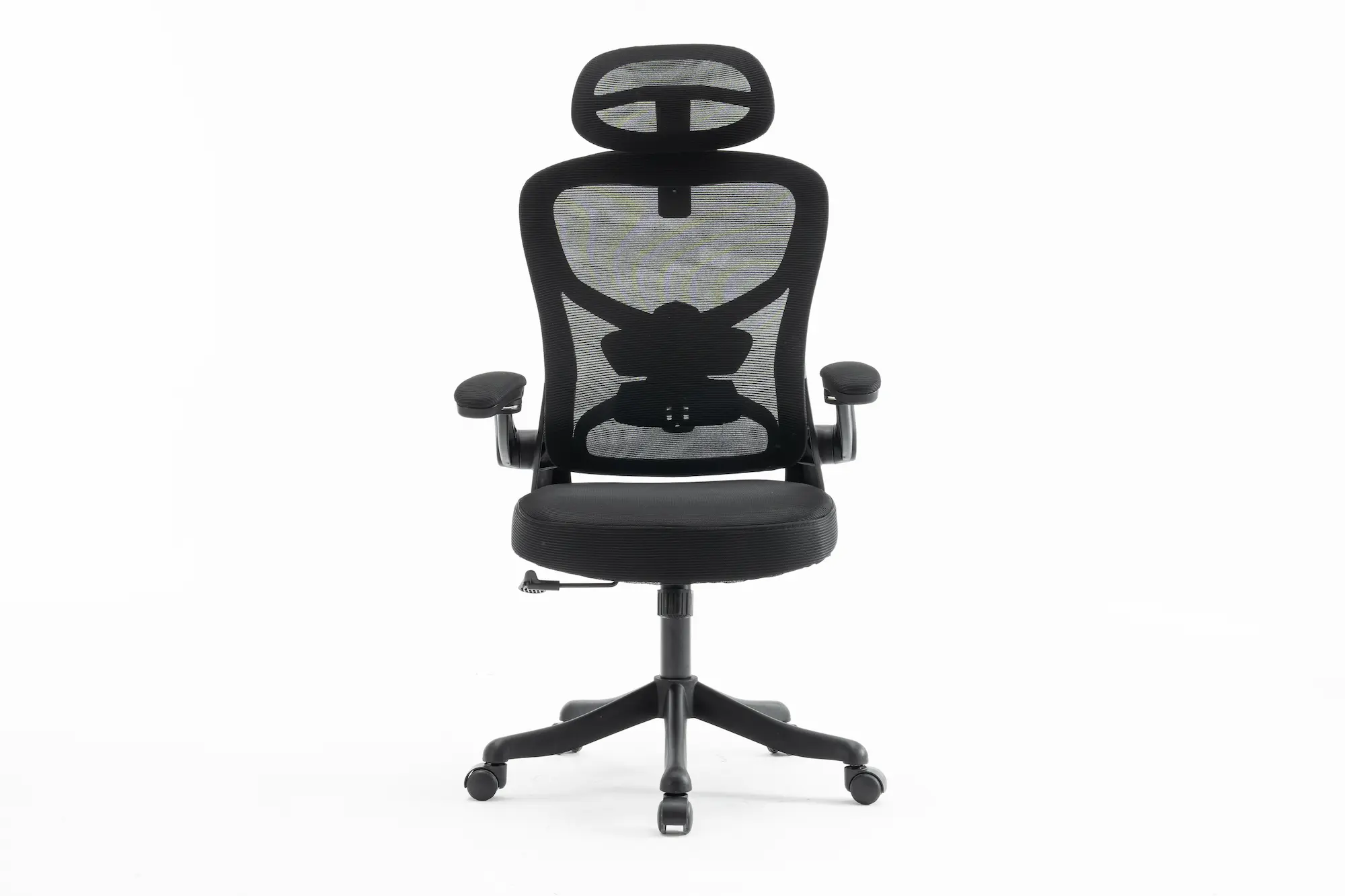 juodos spalvos ofiso kėdė fenix – 65x63xh132 cm