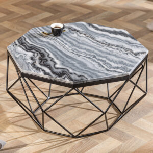 kavos staliukas diamond grey Ø69xh38