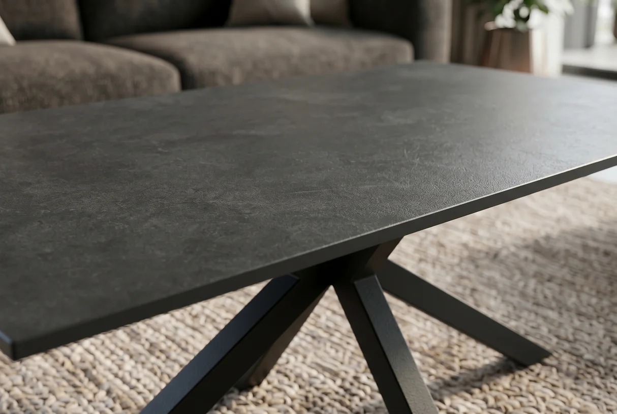 keraminis kavos staliukas galaxie white – 100x60xh45 cm (kopija)