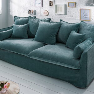 moderni vokiška sofa heaven – 200x105xh88 cm – šviesus lino audinys (kopija)