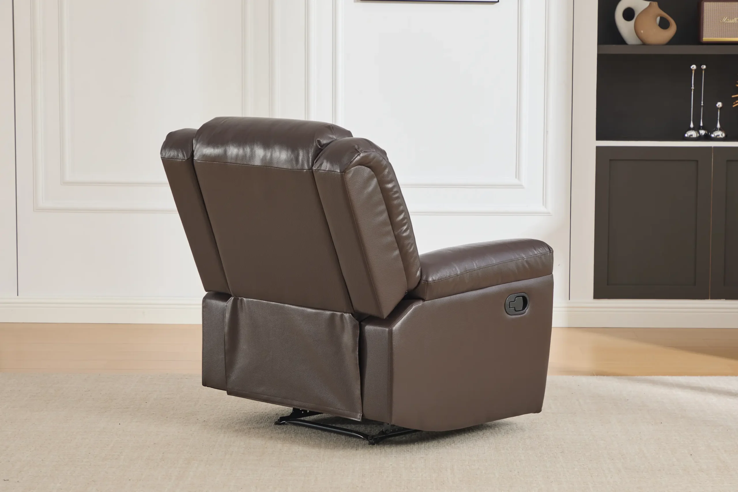 odinis fotelis su reglaineriu boss brown – 98x96xh107 cm