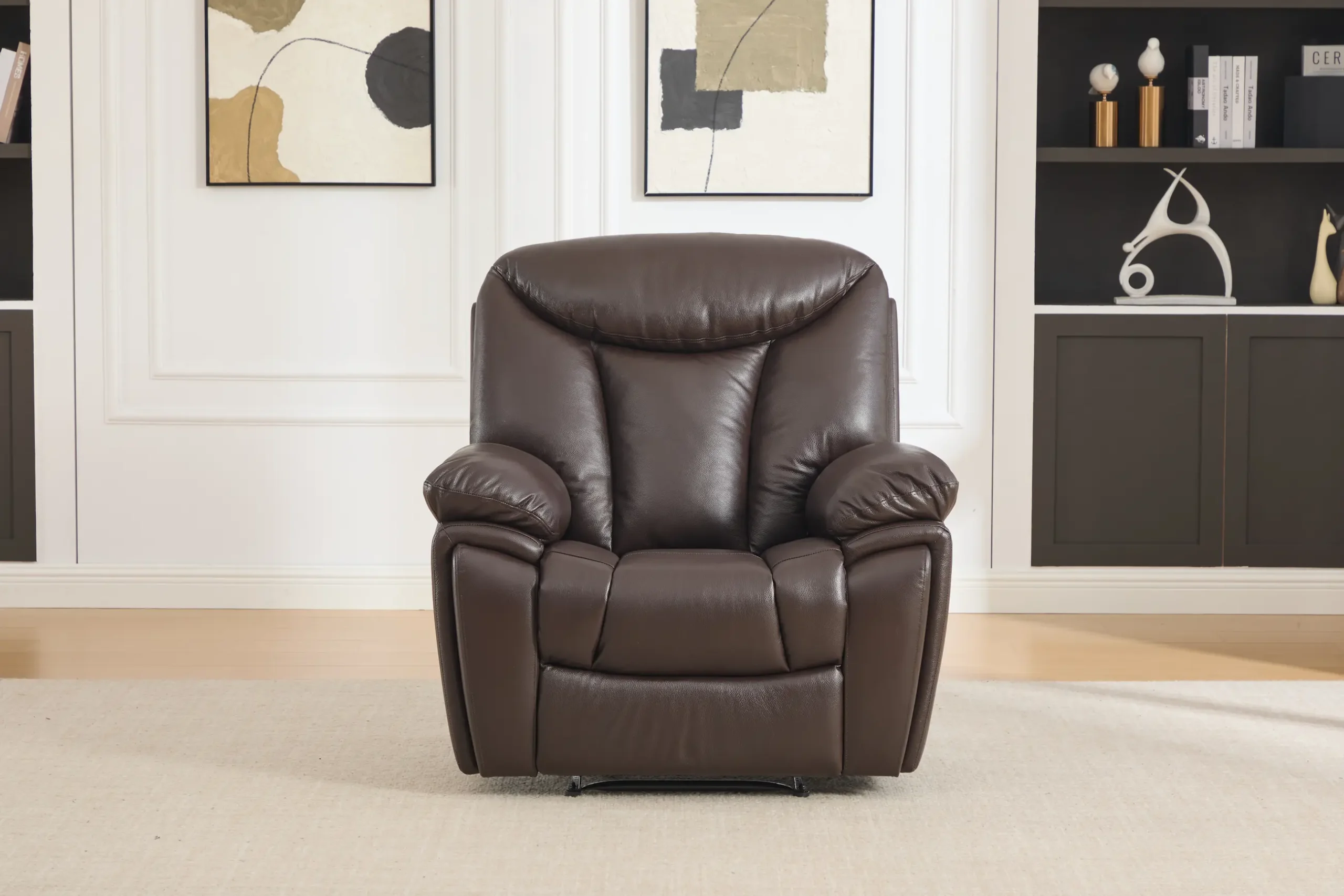 odinis fotelis su reglaineriu verona brown – 103x96xh107 cm