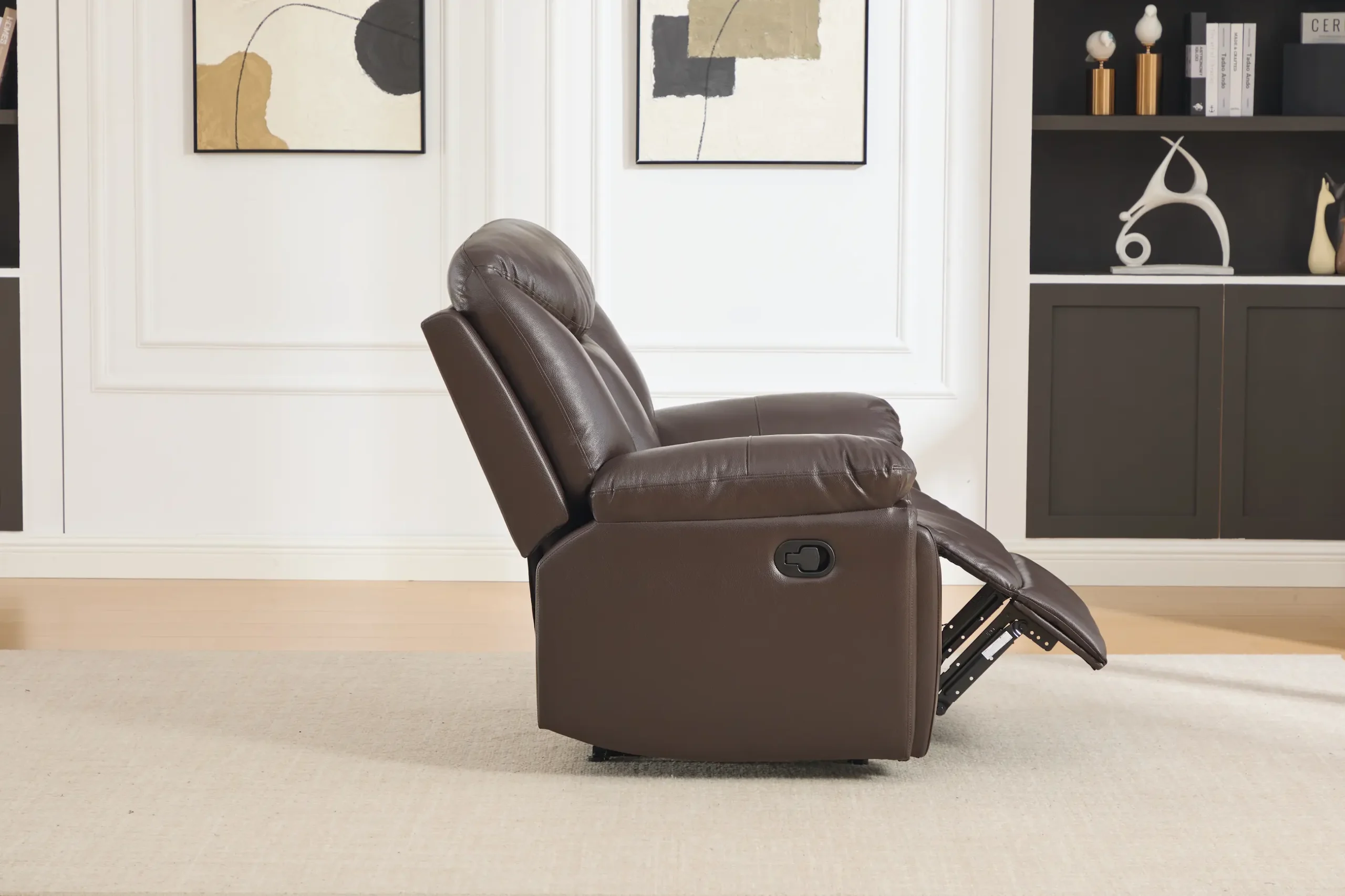odinis fotelis su reglaineriu verona brown – 103x96xh107 cm