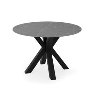 pilkas apvalus stalas fiorell 100xh76 cm (kopija)