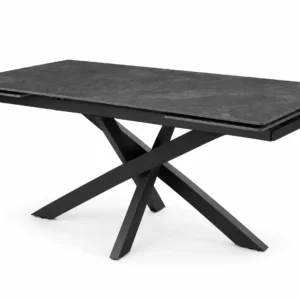 prailginamas valgomojo stalas artistico dark grey 160 (240)x90xh75 cm