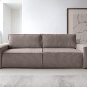 sofa lova fiord brown 256x103xh83 cm