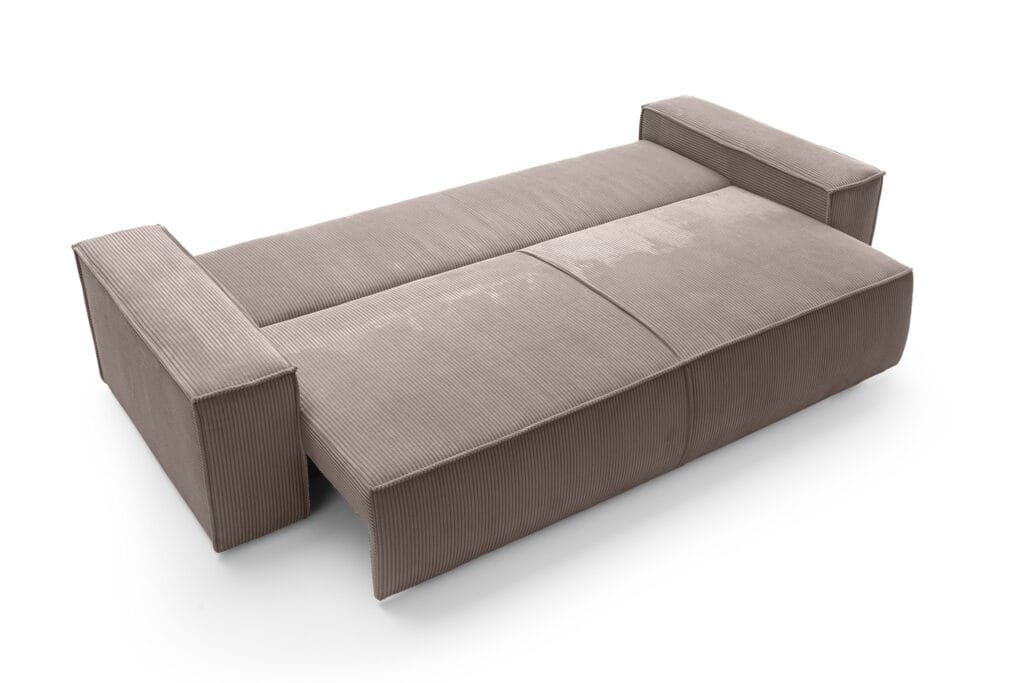 sofa lova fiord brown 256x103xh83 cm