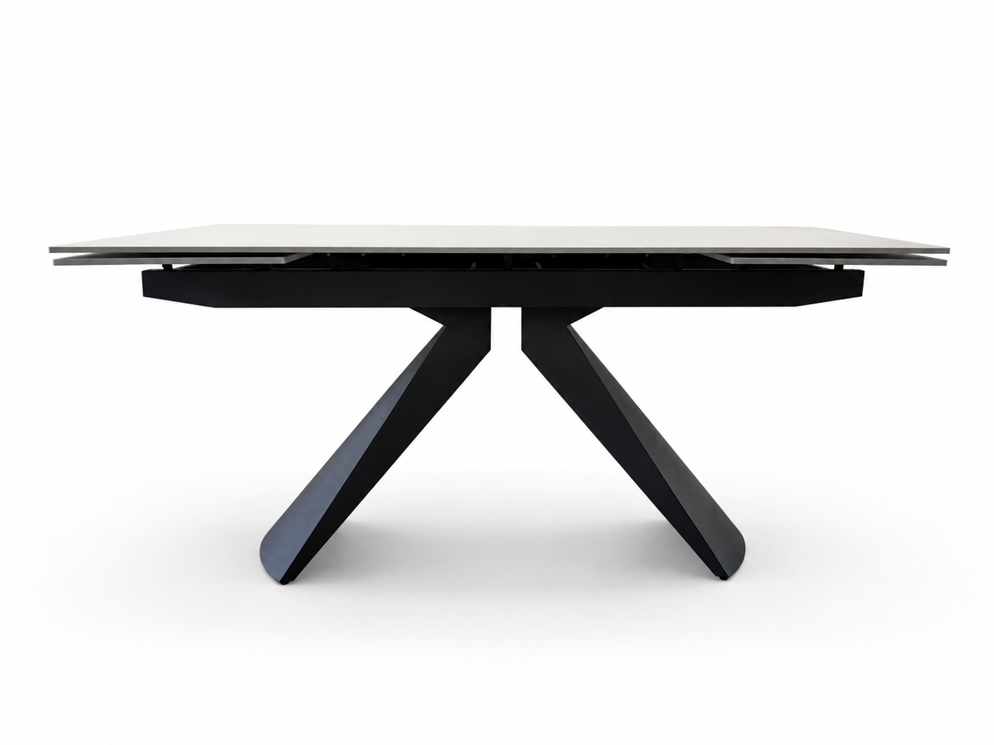 juodas stalas milano black 160 (200 240)x90xh76 cm