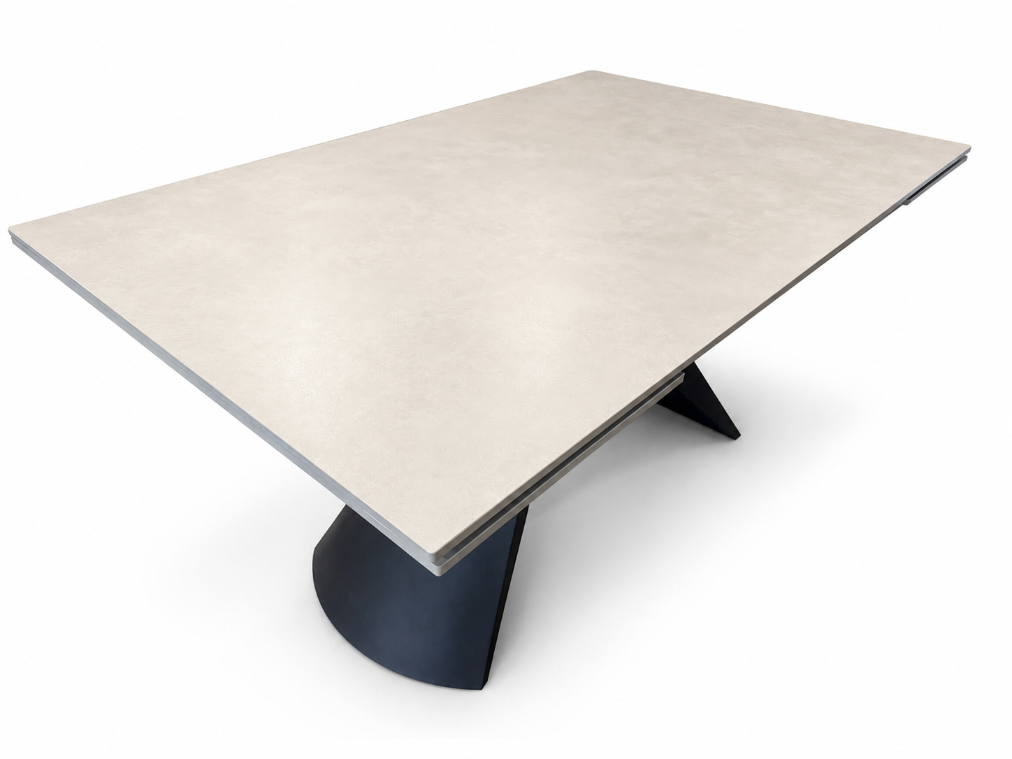 juodas stalas milano black 160 (200 240)x90xh76 cm