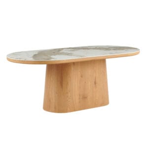 stalas valgomojo unique white 200x100xh76 cm
