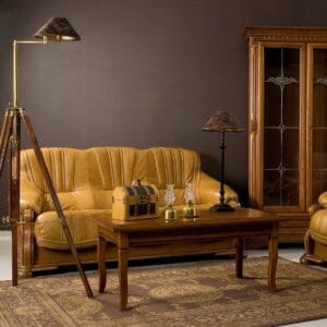 trivietė sofa klasika 200x95xh100 cm
