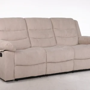 trivietė sofa reglaineris ramzi su relakso funkcija – light grey – 208x97xh102 cm