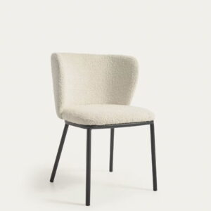 valgomojo kėdė ciselia – baltas boucle