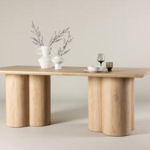 valgomojo stalas olivia natural 210x100xh75 cm