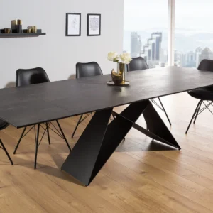 valgomojo stalas promo grey 180 (220 260)x100xh76 cm