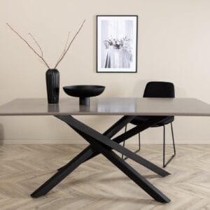 virtuvinis stalas piazza grey 180x90xh76 cm