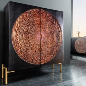 vokiška svetainės indauja mandala 100x38x120 cm