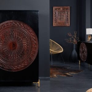 vokiška svetainės indauja mandala 95x42x141 cm