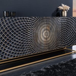 vokiška svetainės komoda illusion 177x38x76 cm