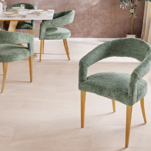 vokiška valgomojo kėdė boutique žalia spalva