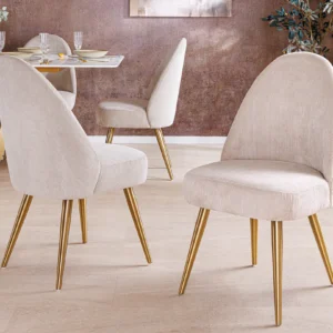 vokiška valgomojo kėdė mia casa beige spalva