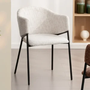 vokiška valgomojo kėdė noblesse – beige spalva