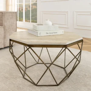 vokiškas staliukas diamond bronze 70xh38 cm