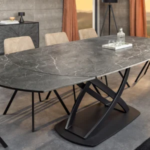 išsukamas stalas genesis taupe 130 (190)x100xh75 cm